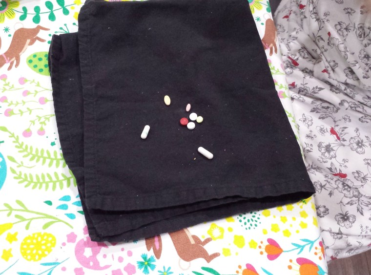 Meds on the napkin 2017-05-02 06.40.49